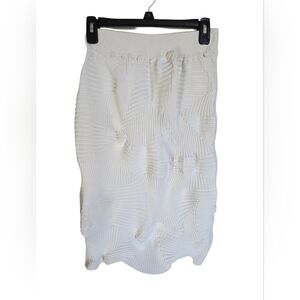 Jessie Liu Geometric Knit Skirt